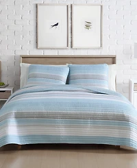 Beatrice Home Fashions Coralinn Stripe 2-Pc. Quilt Set, Twin