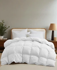 Unikome Medium Weight 360 Thread Count Super Soft Goose Down and Feather Fiber Comforter, Full/Queen
