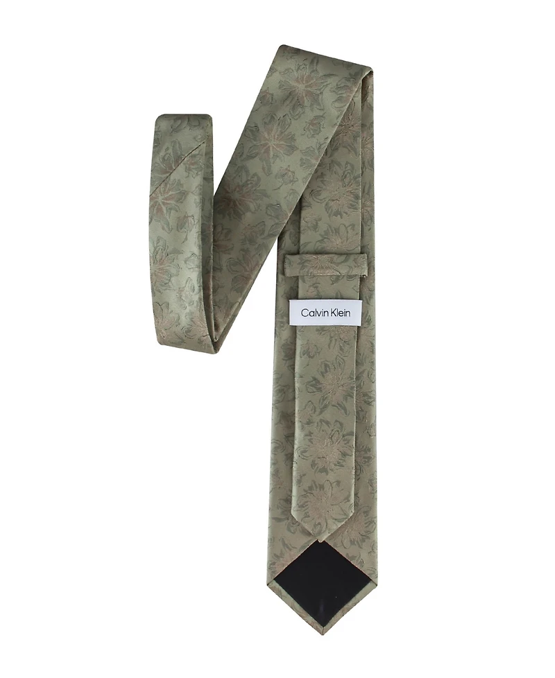 Calvin Klein Men's Floral Pattern Tie