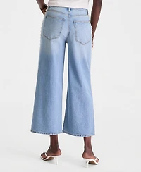 On 34th Women's High-Rise Cropped Faux-Pearl-Trim Jeans, Macy's Exclusive