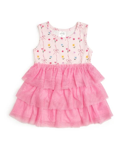 Sweet Wink Toddler Girls Peony Floral Tank Tutu Dress