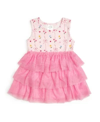 Sweet Wink Toddler Girls Peony Floral Tank Tutu Dress