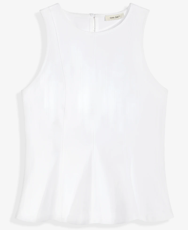 On 34th Women's Sleeveless Princess Seam Ponte Top, Macy's Exclusive