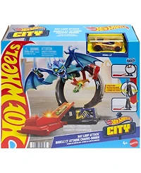 Hot Wheels City Bat Loop Attack Playset