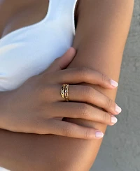 Adornia Gold Snake Wrap Ring