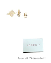 Adornia Gold Opal Sunrise Stud Earrings