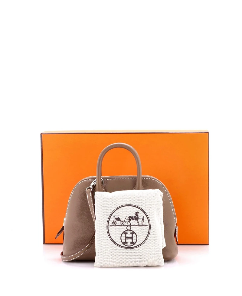 Pre-Owned HERMES Mini Bolide 1923 Bag Evercolor