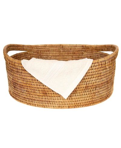 Artifacts Trading Company Rattan Oval Basket