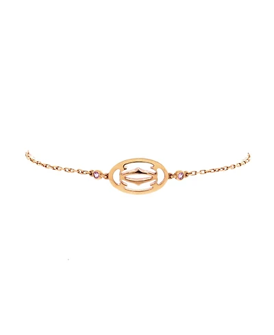 Pre-Owned Cartier Double C Logo Bracelet