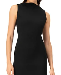 Ivonne women's Sleeveless Midi Dress with Side Slit