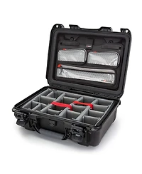 Nanuk 925 Waterproof Hard Case with 3-Pocket Lid Organizer and Padded Divider for Camera
