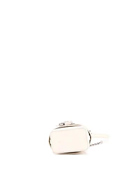 Pre-Owned Givenchy Micro Gv Shark Lock Bucket Bag Leather