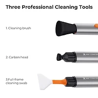 K&F Concept Versatile Switch Cleaning Pen Kit with 6x Full-Frame Sensor Cleaning Swab