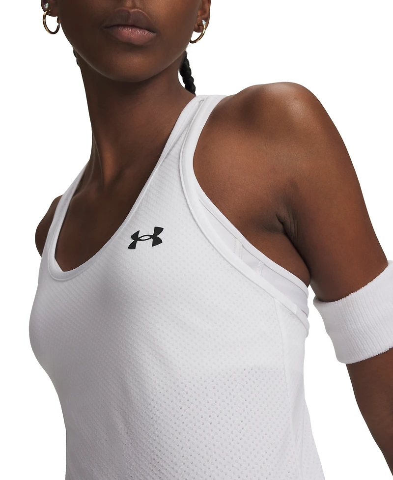 Under Armour Women's Pull-On Racer Sleeveless Tank Top