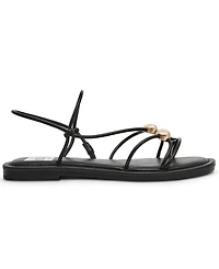 Dv Dolce Vita Women's Jaide Strapped Dome Studded Jewelry Strappy Gladiator Flat Sandals