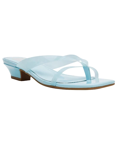 Dv Dolce Vita Women's Bex Jelly Strappy Thong Block Heel Sandals