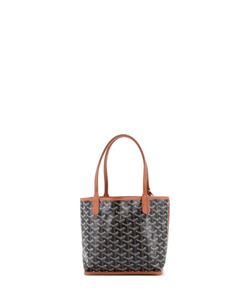 Pre-Owned Goyard Mini Anjou Reversible Tote Coated Canvas