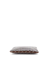 Pre-Owned Goyard Mm Senat Zip Pouch Coated Canvas