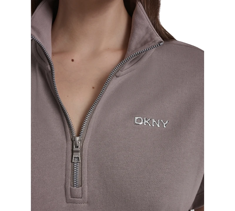 Dkny Sport Women's Regular-Fit Half Zip Sneaker Dress