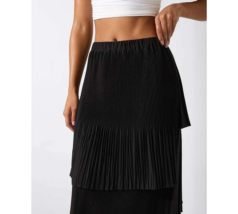 Guess Women's Akira Pleated Maxi Skirt