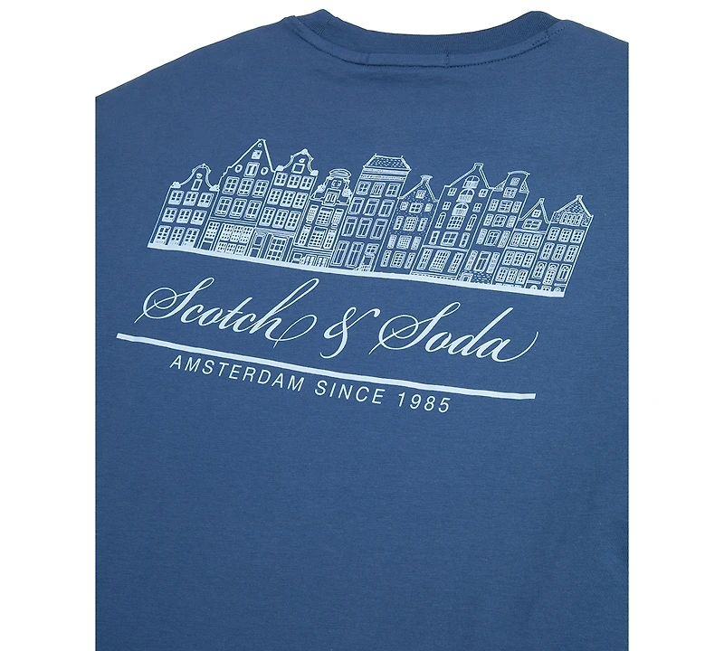 Scotch & Soda Men's Amsterdam Graphic Short Sleeve T-Shirt