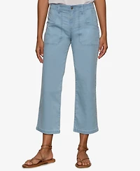 Sanctuary Petite High Rise Cropped Pants