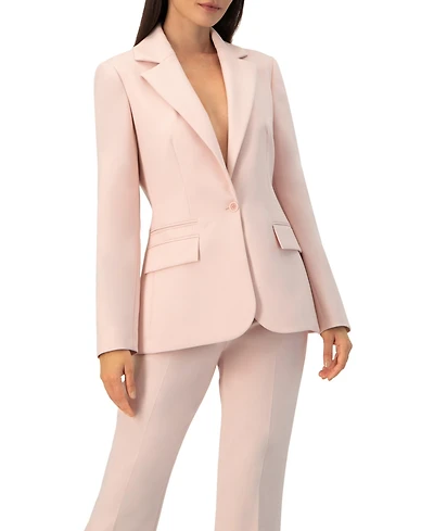 Ivonne Women's Single-Button Classic Blazer
