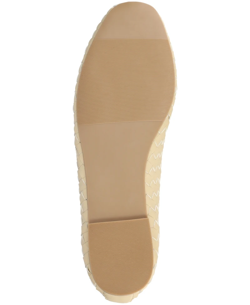 Journee Collection Women's Savannah Woven Ballet Flats