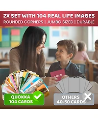 Quokka Flash Cards for Kids and Adults – Large Preschool Speech Therapy, Aba Esl Teaching, Early Childhood Education