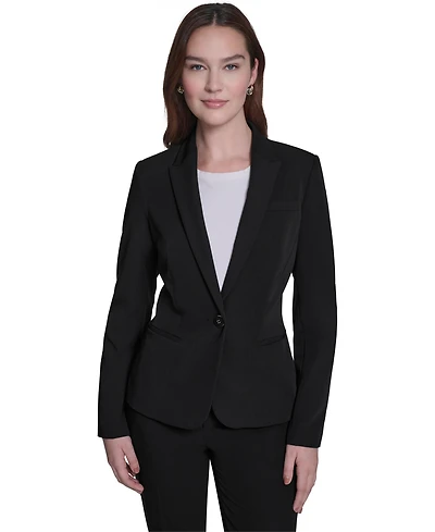 Tommy Hilfiger Women's One-Button Blazer