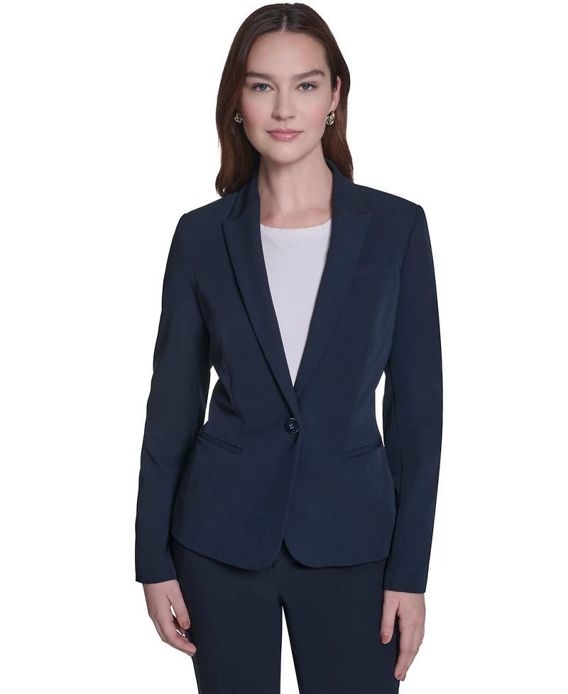Tommy Hilfiger Women's One-Button Blazer