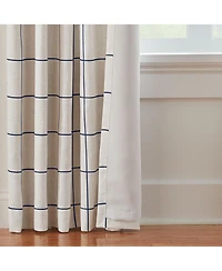 Elrene Home Fashions Brighton Windowpane Plaid Blackout Window Curtain Panel