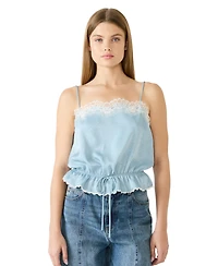 Steve Madden Women's Roan Halter Neck Tank Top