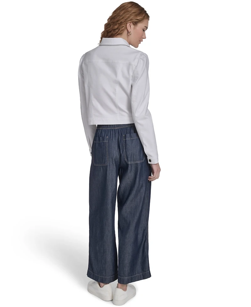 Nautica Jeans Women's Classic Denim Trucker Jacket