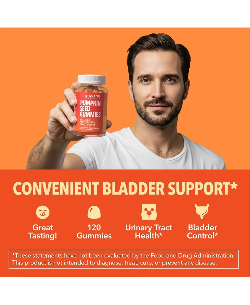 Havasu Nutrition Pumpkin Seed Gummies, 120 count