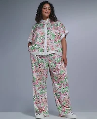 Karl Lagerfeld Paris Printed Camp Shirt Printed Soft Pant