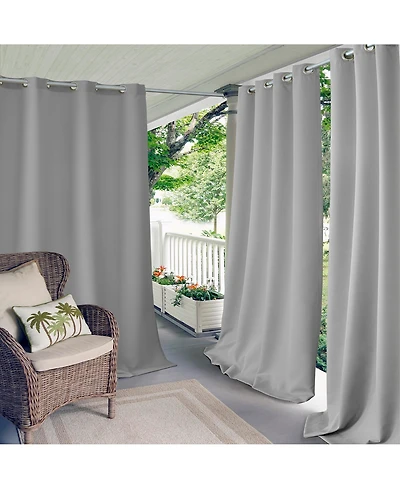 Elrene Home Fashions Connor Solid Indoor Outdoor Window Curtain