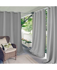 Elrene Home Fashions Connor Solid Indoor Outdoor Window Curtain