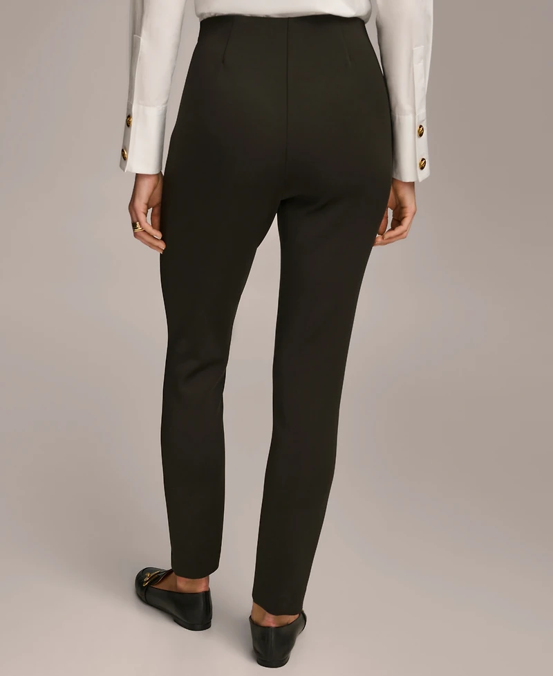 Donna Karan New York Petite Mid-Rise Ankle-Length Pants