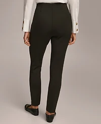 Donna Karan New York Petite Mid-Rise Ankle-Length Pants
