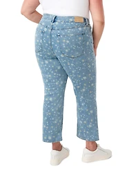 Seven7 Plus Tummyless Ankle Straight Jeans