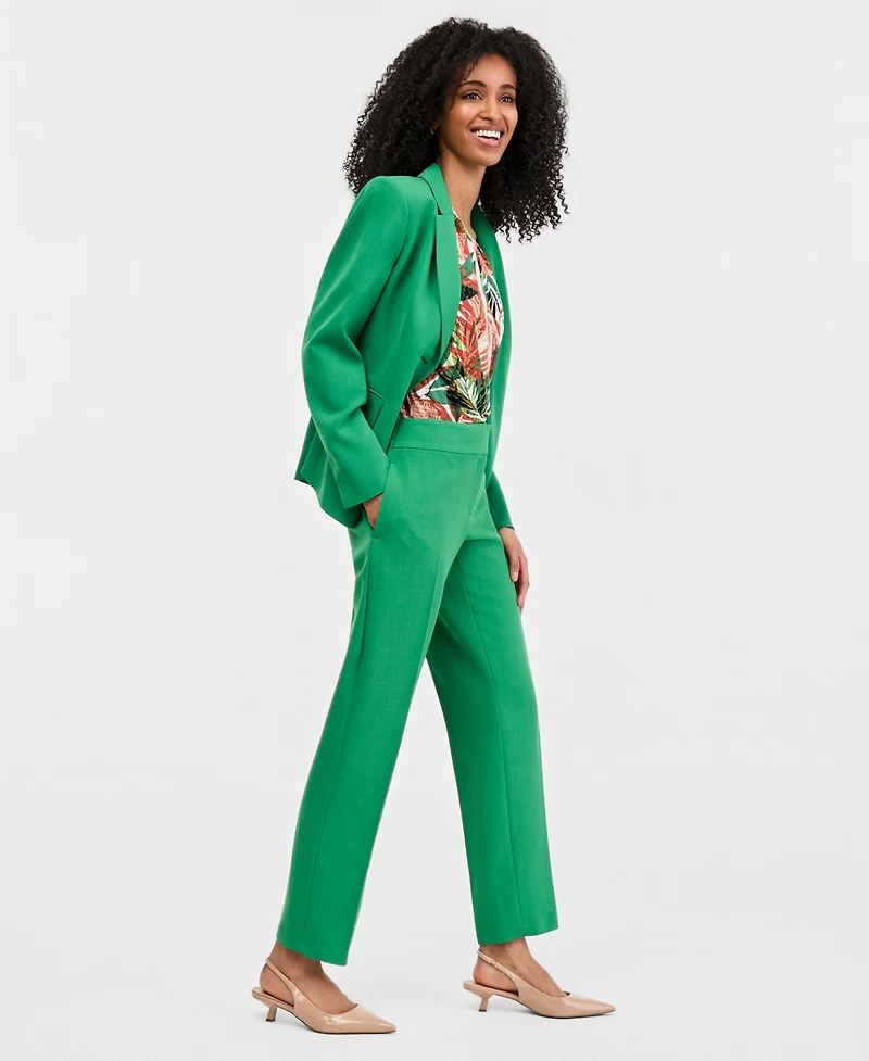 Kasper Women's Stretch Crepe Slim Leg Pant, Regular & Petite Sizes