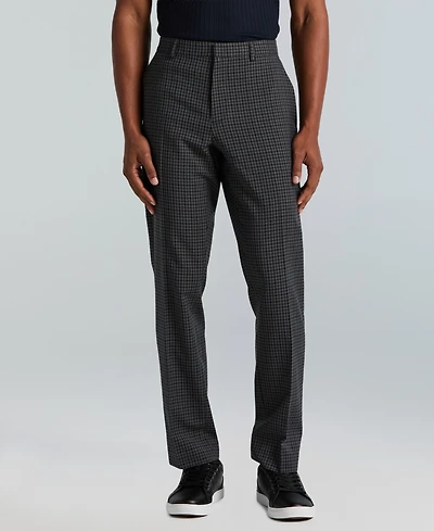 Perry Ellis Portfolio Men's Slim-Fit Flat Front Dress Pants