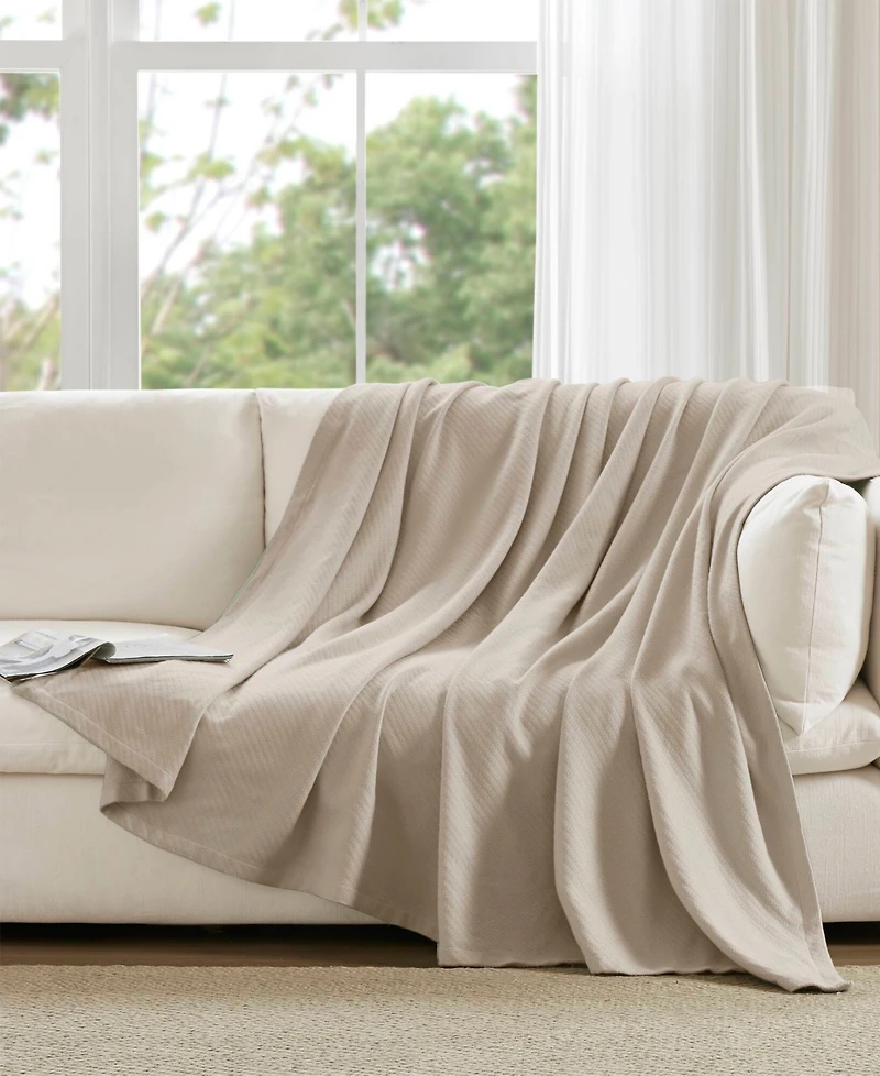 Madison Park Liquid Cotton Blanket, Full/Queen