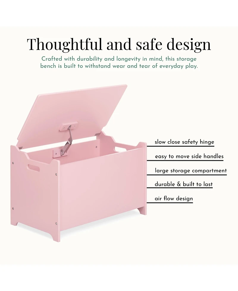 Evolur Wooden Toy Chest Organizer