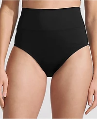 Lands' End Women's Petite Pinchless High Waisted Bikini Bottoms