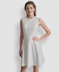 Dkny Women's Jewel Neck Sleeveless Dress
