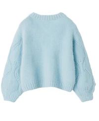 Kate Mack Girls' 2T-6X Frozen Fair Isle Crewneck Sweater
