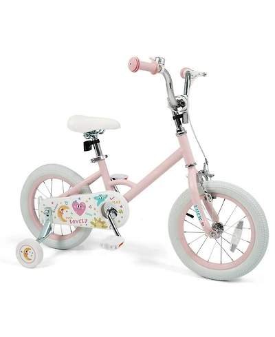 Mecale Kids Bike Adjustable for 3-8 Years Old Children - Stars and Moon