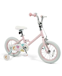 Mecale Kids Bike Adjustable for 3-8 Years Old Children - Stars and Moon